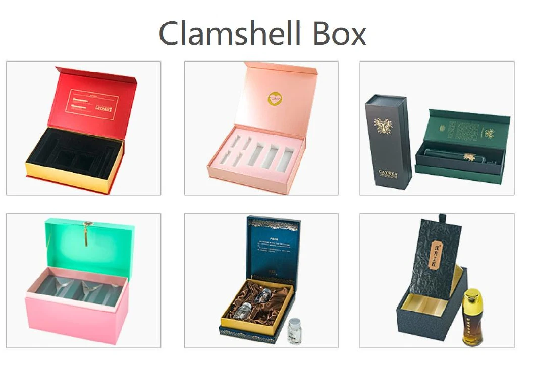 Custom Logo Printing High-Grade Packaging Box, Gift Box, Hand Box, Nutrition Box, Paper Box PU Leather Box with Handle
