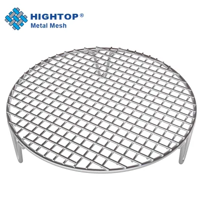 Round Cooking Cake Stainless Steel Mesh Baking Tray with Cover Cooling Rack